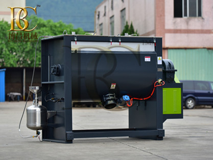 粉體臥式攪拌機(jī)可以裝置噴霧使用嗎？